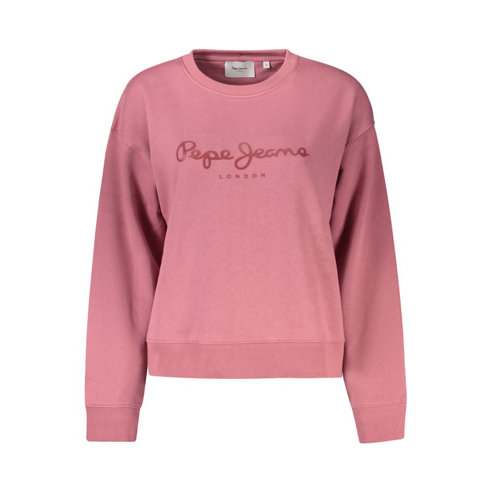 Pepe Jeans Purple Cotton Sweater